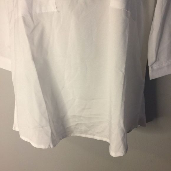 White Quarter Sleeve Blouse - Picture 6 of 7